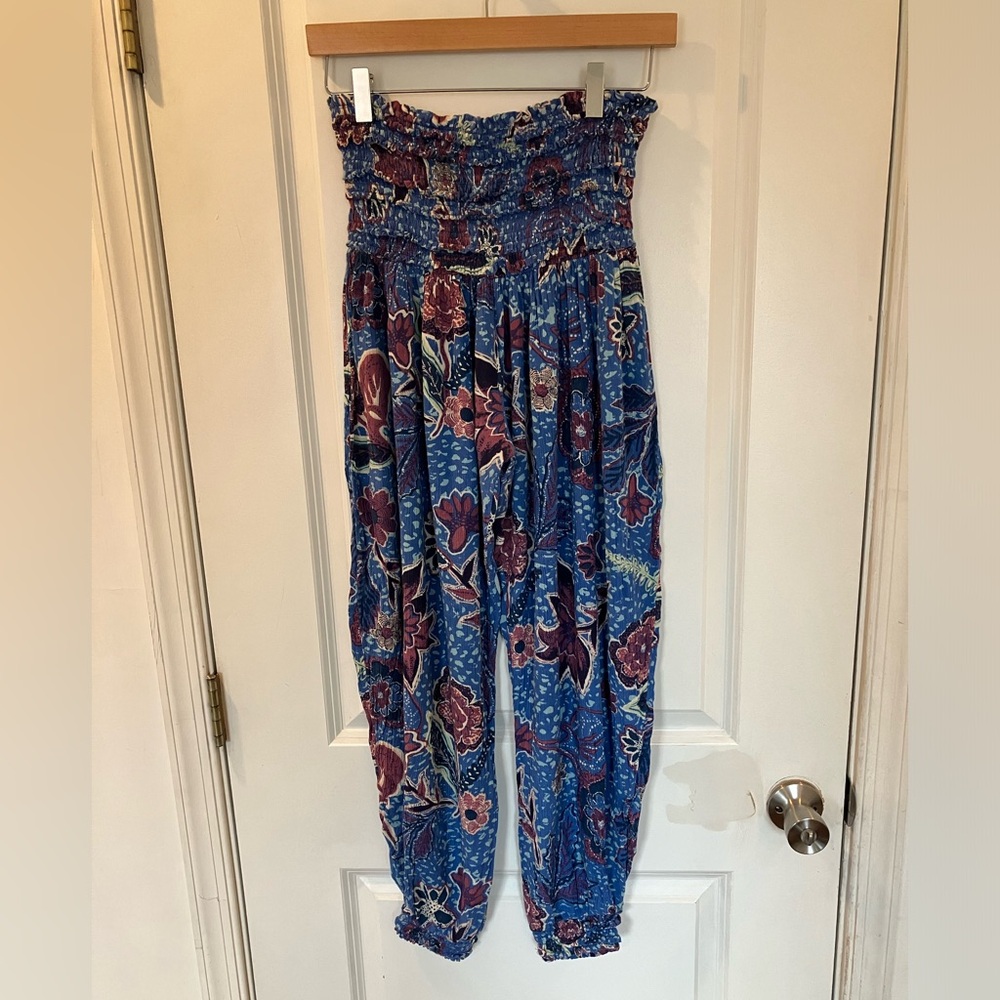 FP One Marla Harem Pant Blue M - Picture 2 of 10